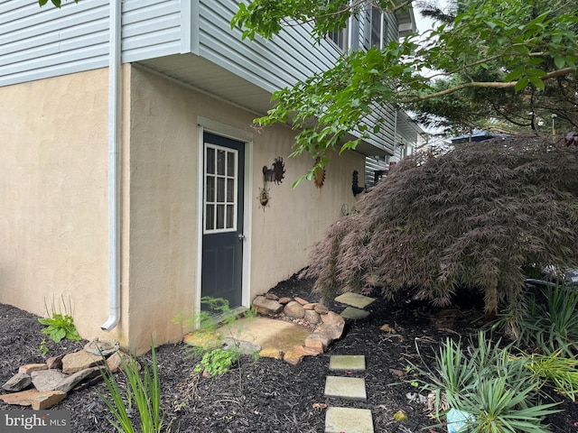408 Lexington Way, Littlestown, PA 17340 - doorway to property with stucco siding