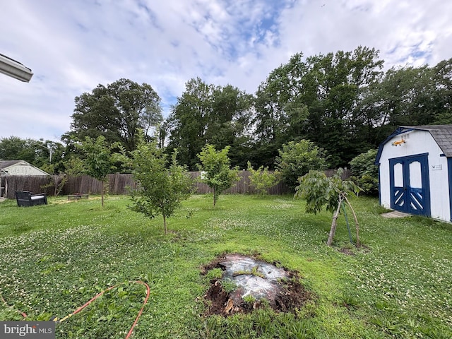 4105 Sunburst Ct, Alexandria, VA 22303 - view of yard featuring a storage shed