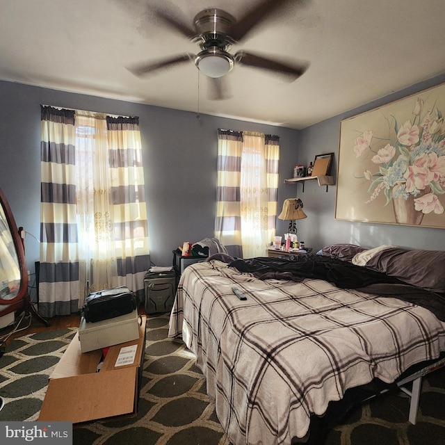 3648 Benson Ave, Baltimore, MD 21227 - bedroom featuring multiple windows and a ceiling fan