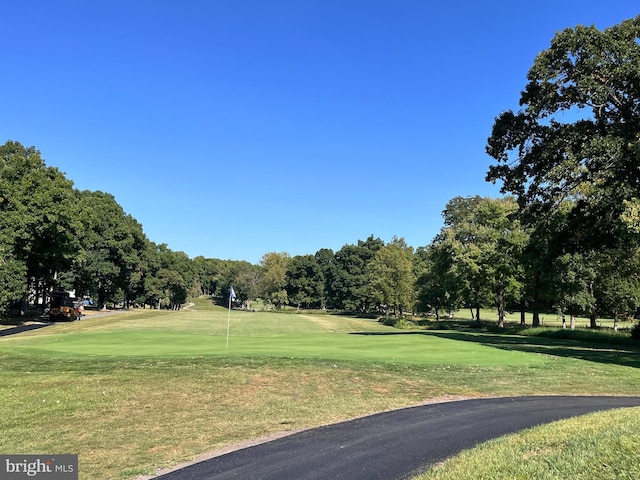 3445 S Leisure World Blvd Unit 87-2C, Silver Spring, MD 20906 - surrounding community with a yard, view of wooded area, and golf course view
