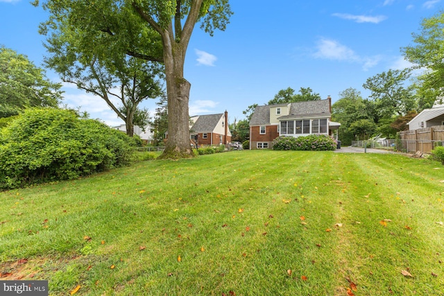 12703 Bluhill Rd, Silver Spring, MD 20906 - view of yard with a sunroom