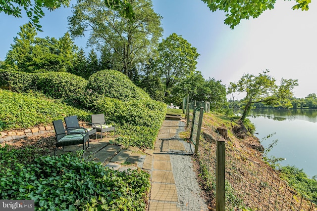 697 Prospect Ave, Princeton, NJ 08540 - view of yard with a water view
