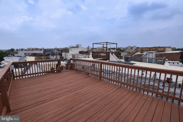 2902 Hudson St, Baltimore, MD 21224 - view of wooden terrace