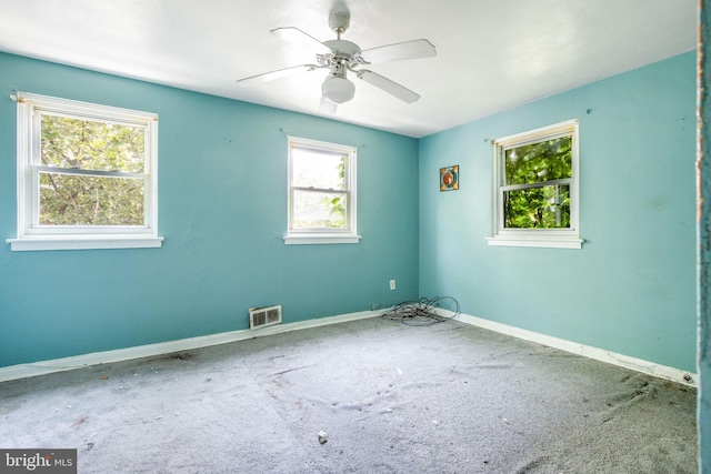 627 Forrester St SE, Washington, DC 20032 - spare room with carpet and ceiling fan
