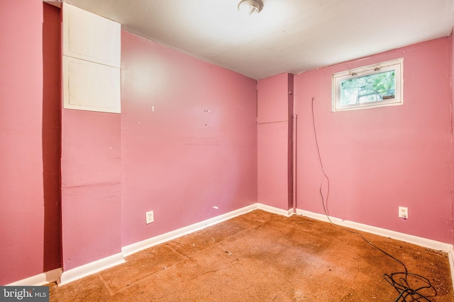627 Forrester St SE, Washington, DC 20032 - spare room with baseboards and light colored carpet