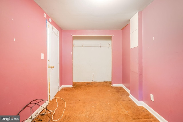 627 Forrester St SE, Washington, DC 20032 - corridor with light carpet and baseboards