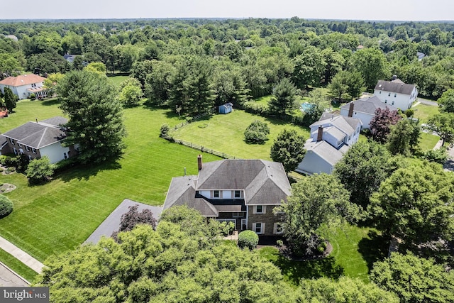 28 Amherst Way, West Windsor, NJ 08550 - drone / aerial view of a heavily wooded area