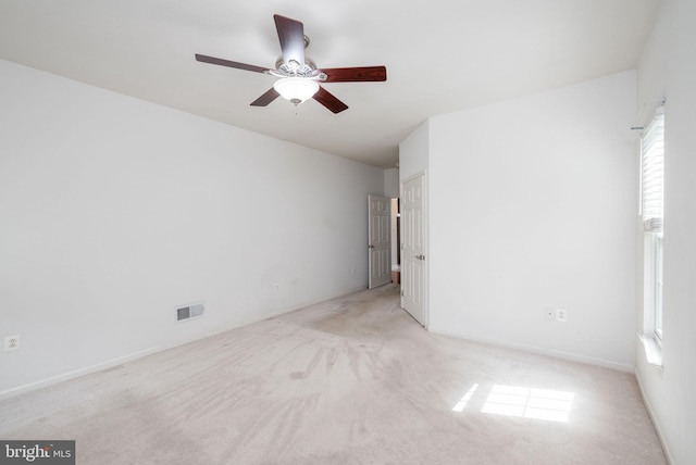 12 Juniper Ct Unit 63, Millville, DE 19967 - spare room featuring a ceiling fan and light colored carpet