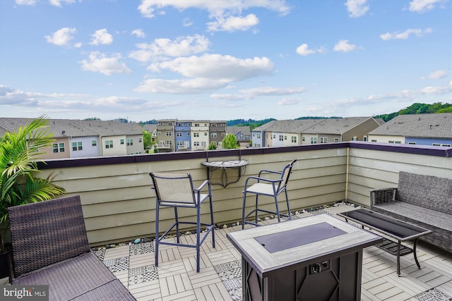 18004 Red Cedar Rd, Dumfries, VA 22026 - balcony with a residential view
