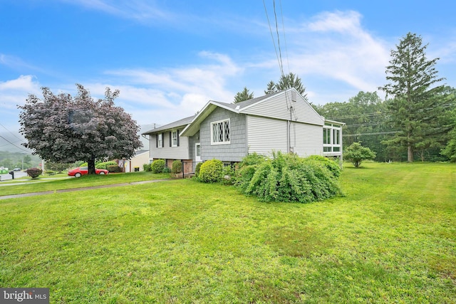 23 Maple St, Ashland, PA 17921 - view of home's exterior featuring a yard