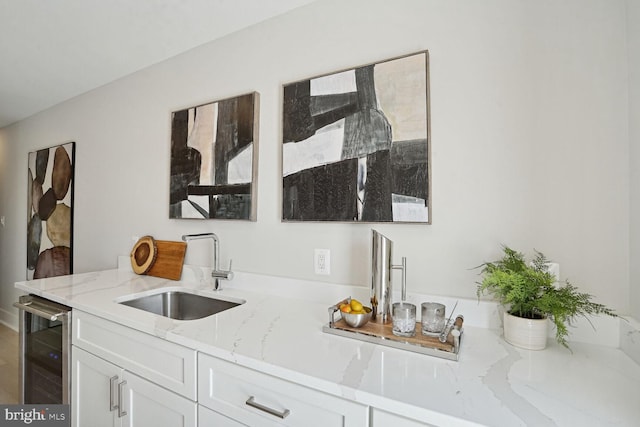 901 19th St NE Unit Ph2, Washington, DC 20002 - bar area featuring wine cooler and a sink