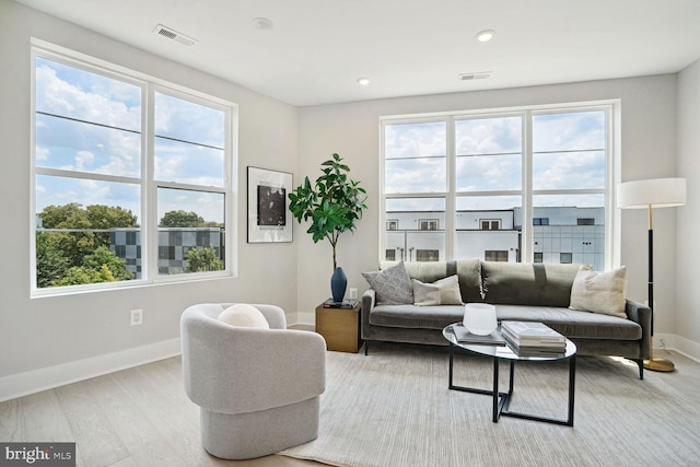 901 19th St NE Unit Ph2, Washington, DC 20002 - living area with wood finished floors and recessed lighting