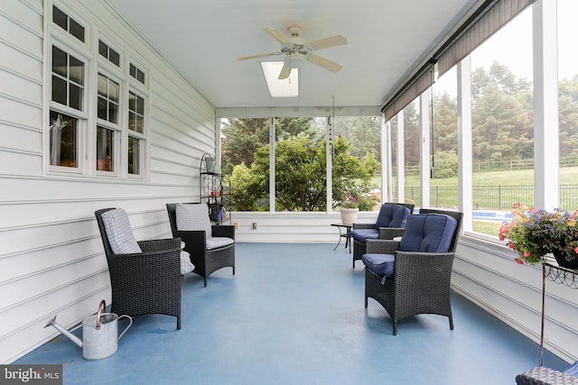 10 Elser Hill Rd, Lititz, PA 17543 - sunroom with a ceiling fan