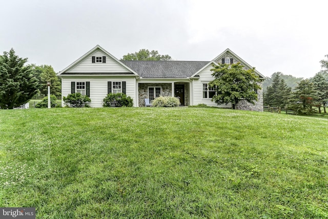 10 Elser Hill Rd, Lititz, PA 17543 - view of front of home featuring a front yard and stone siding