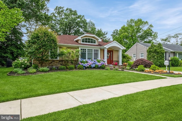 240 Meadow Dr, Haddonfield, NJ 08033 - view of front of property featuring a front yard