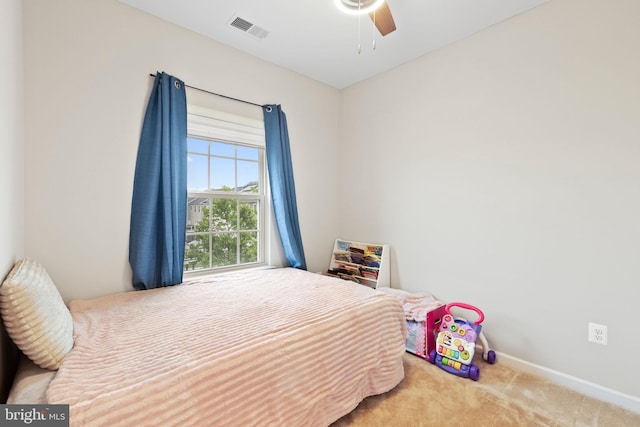 10020 Sandy Run, Baltimore, MD 21220 - bedroom featuring carpet and a ceiling fan