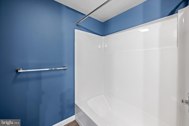 4100 N Charles St N Unit 803, Baltimore, MD 21218 - full bathroom with bathtub / shower combination and wood finished floors