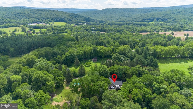 18424 Horseshoe Bend Rd, Sharpsburg, MD 21782 - drone / aerial view of a heavily wooded area