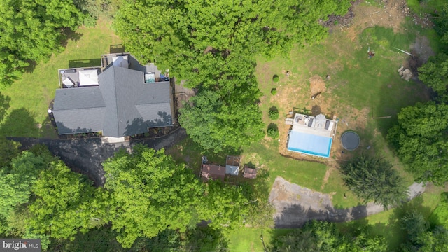 18424 Horseshoe Bend Rd, Sharpsburg, MD 21782 - view from above of property with a pool