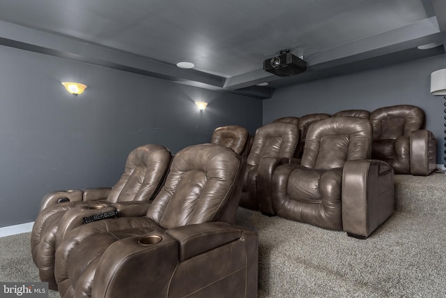 18424 Horseshoe Bend Rd, Sharpsburg, MD 21782 - carpeted home theater room featuring baseboards