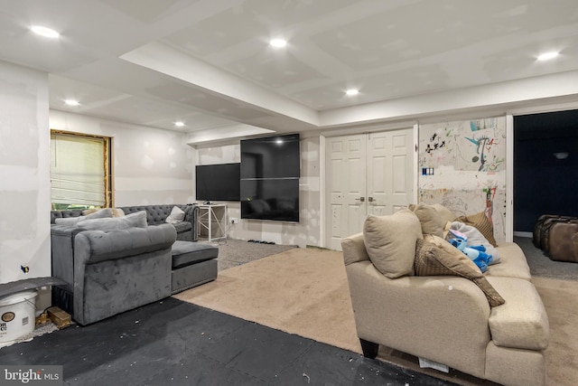 18424 Horseshoe Bend Rd, Sharpsburg, MD 21782 - living area with recessed lighting