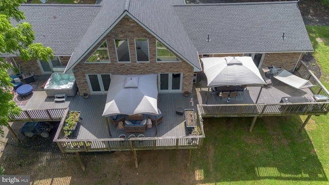 18424 Horseshoe Bend Rd, Sharpsburg, MD 21782 - view from above of property