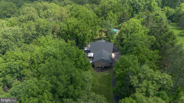 18424 Horseshoe Bend Rd, Sharpsburg, MD 21782 - aerial overview of property's location featuring a heavily wooded area