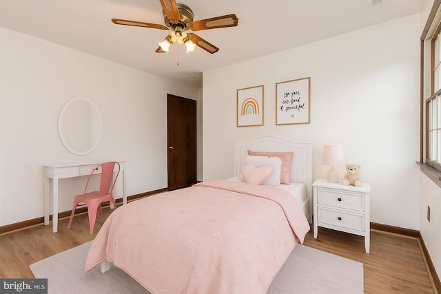 715 Griffith Rd, Glen Burnie, MD 21061 - bedroom featuring wood finished floors and ceiling fan