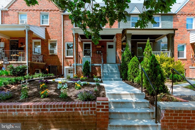 1616 C St NE, Washington, DC 20002 - view of front of property with brick siding and cooling unit