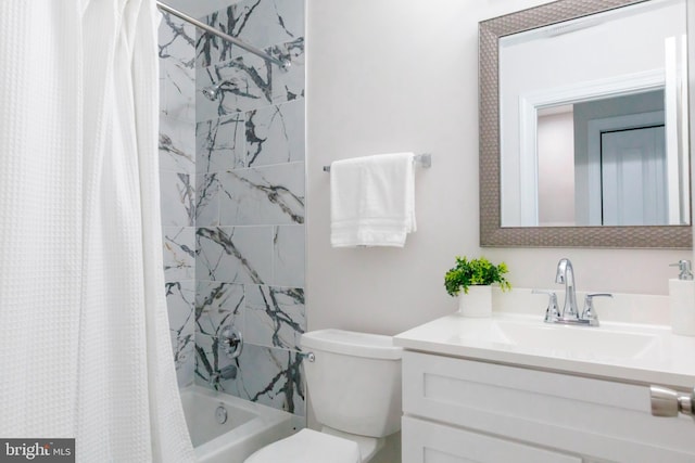 1616 C St NE, Washington, DC 20002 - bathroom featuring vanity and shower / bath combo