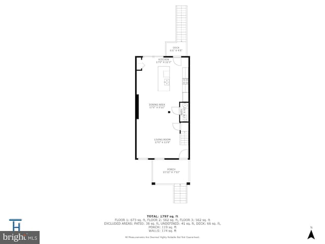 1616 C St NE, Washington, DC 20002 - view of room layout