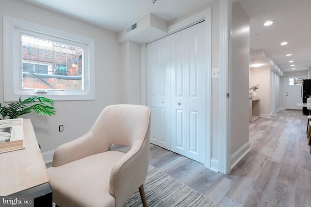 1616 C St NE, Washington, DC 20002 - office area featuring light wood finished floors and recessed lighting