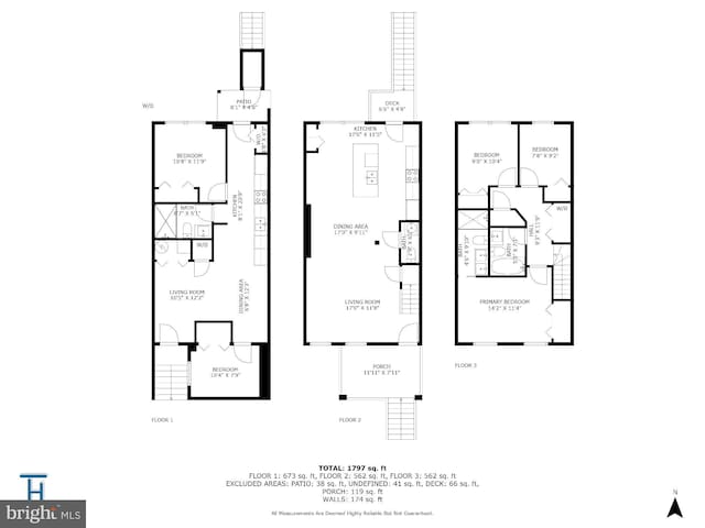 1616 C St NE, Washington, DC 20002 - view of property floor plan
