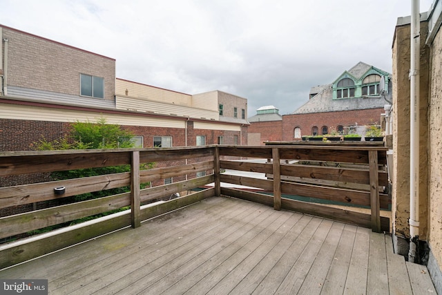 2016 Christian St Unit C, Philadelphia, PA 19146 - view of wooden deck