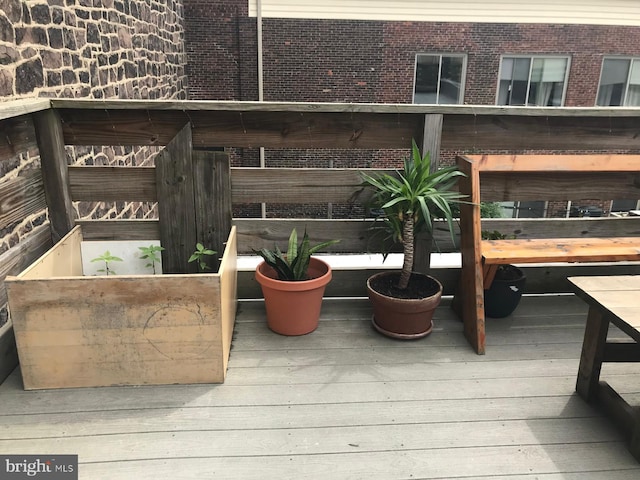 2016 Christian St Unit C, Philadelphia, PA 19146 - view of wooden deck