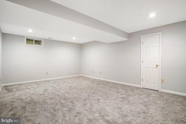 6483 Sedgwick St, Elkridge, MD 21075 - finished basement with carpet and recessed lighting