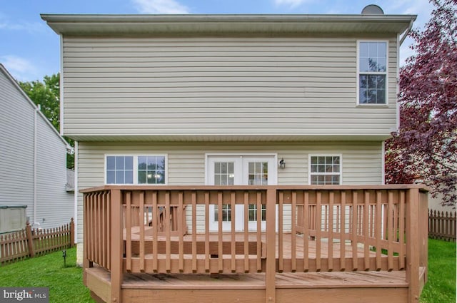 6483 Sedgwick St, Elkridge, MD 21075 - rear view of property featuring a wooden deck