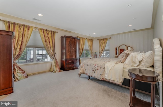 7 Colts Ln, Flemington, NJ 08822 - carpeted bedroom featuring crown molding and recessed lighting