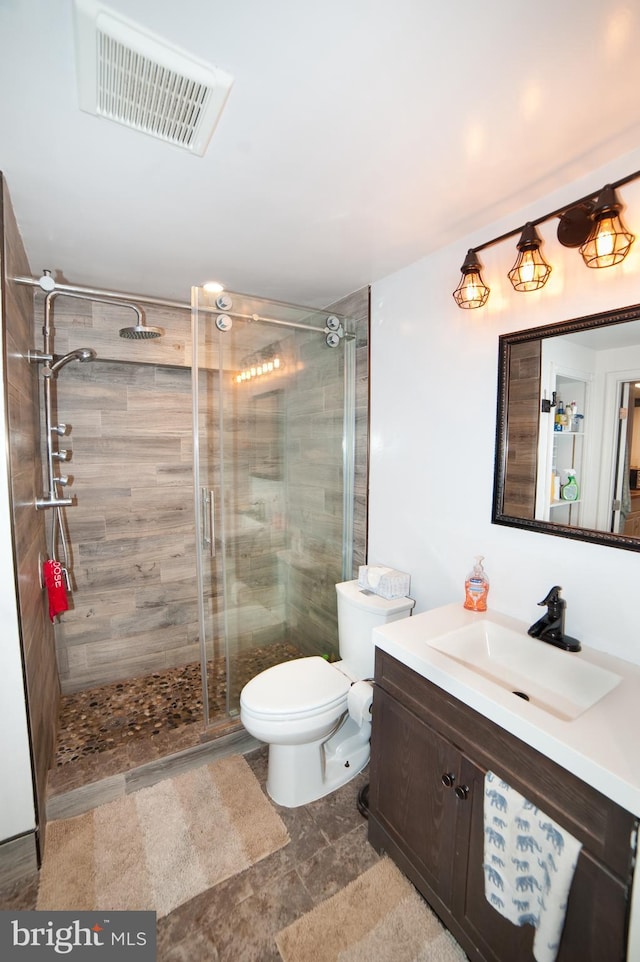 505 Northview Rd, Mount Airy, MD 21771 - bathroom featuring vanity and a stall shower