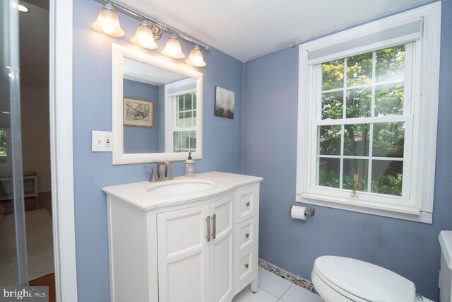 716 Old Fallston Rd, Fallston, MD 21047 - bathroom with vanity and tile patterned flooring