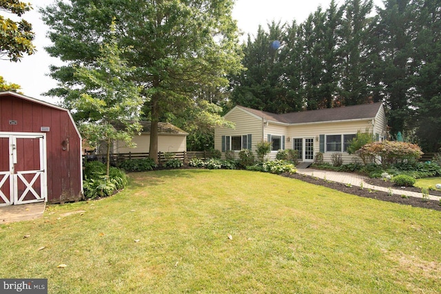 716 Old Fallston Rd, Fallston, MD 21047 - view of yard featuring a storage unit