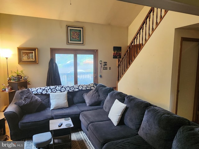 27 Gladys Trl, Fairfield, PA 17320 - living area featuring stairway