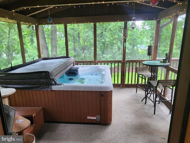 27 Gladys Trl, Fairfield, PA 17320 - sunroom / solarium with a hot tub