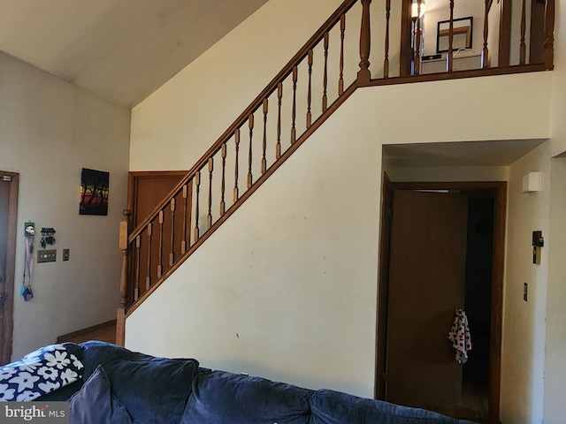 27 Gladys Trl, Fairfield, PA 17320 - stairs with a towering ceiling