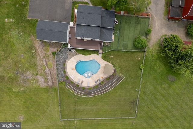 694 Ridge Rd, Telford, PA 18969 - drone / aerial view of a pool area