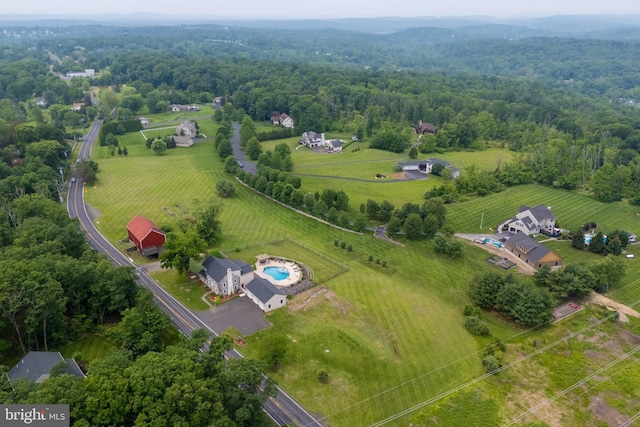 694 Ridge Rd, Telford, PA 18969 - overview of rural landscape featuring a heavily wooded area