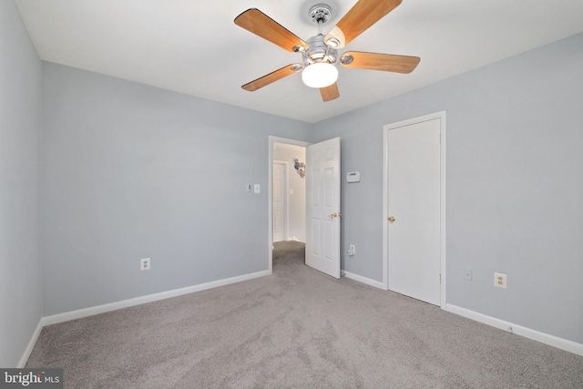 14361 Springbrook Ct, Woodbridge, VA 22193 - unfurnished bedroom with carpet flooring and a ceiling fan