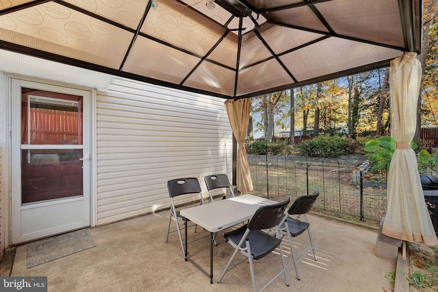 14361 Springbrook Ct, Woodbridge, VA 22193 - view of patio / terrace featuring outdoor dining space