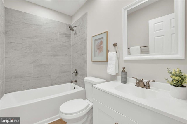 9204 Douglas St, Manassas, VA 20110 - bathroom with vanity and bathtub / shower combination