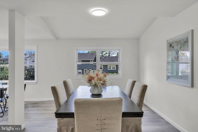 125 Walt Whitman Blvd, Cherry Hill, NJ 08003 - dining area with wood finished floors and baseboards